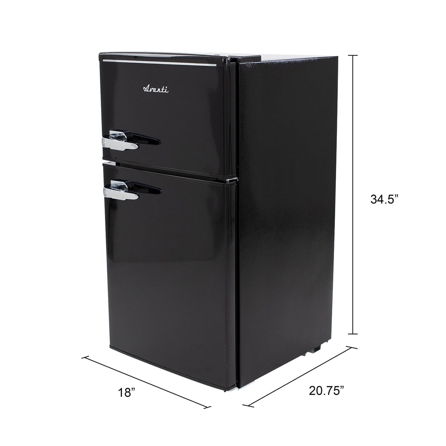 RMRT30X5RIS Avanti 3.1 Cu. Ft. Retro Compact Refrigerator - Red