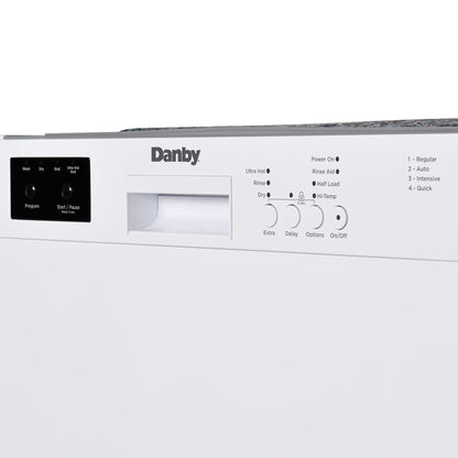 DDW2400EW Danby 24" Wide Built-in Dishwasher in White