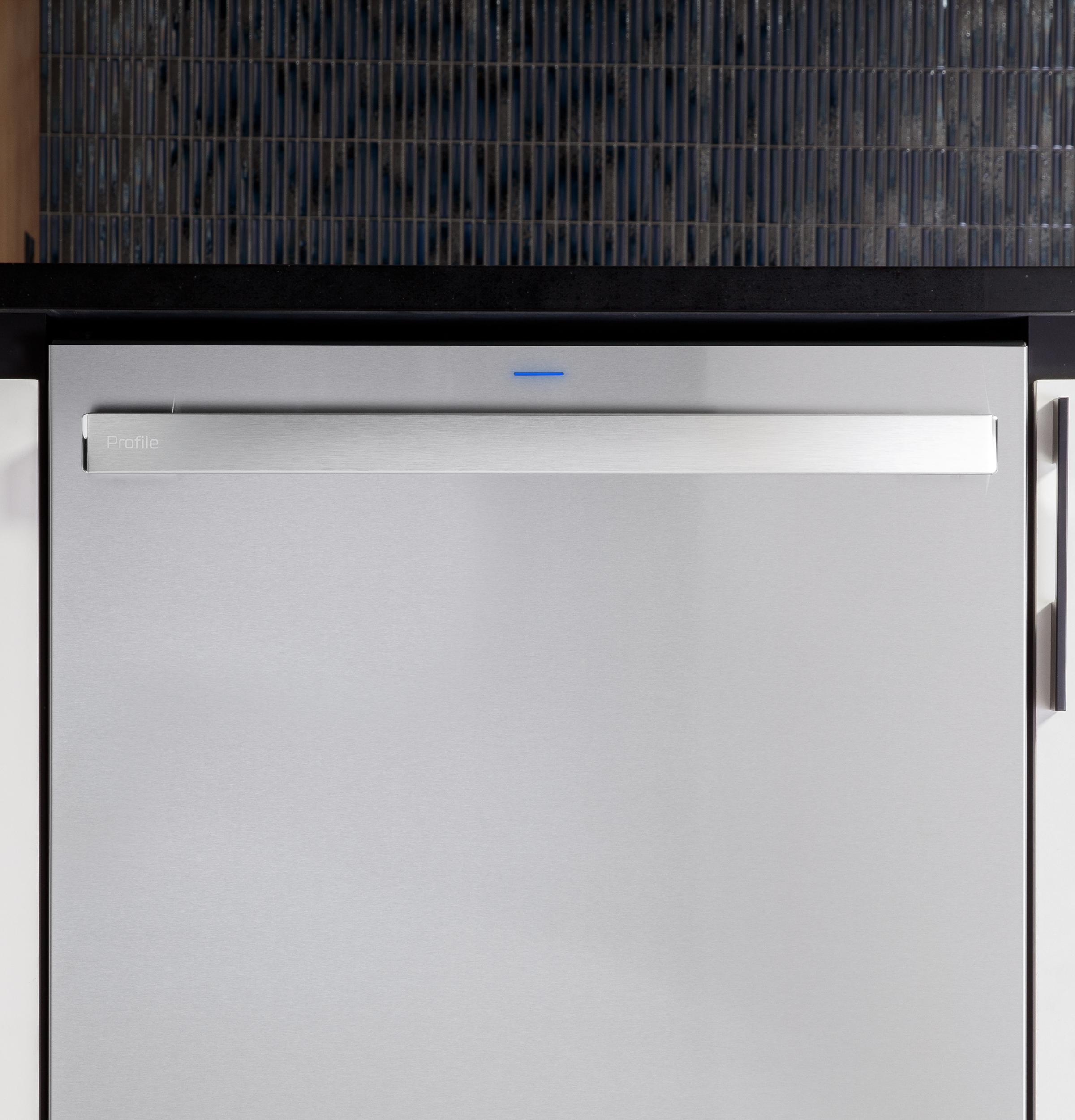 PDT715SYVFS GE Profile™ ENERGY STAR® Fingerprint Resistant Top Control Stainless Interior Dishwasher with Microban™ Antimicrobial Technology with Sanitize Cycle