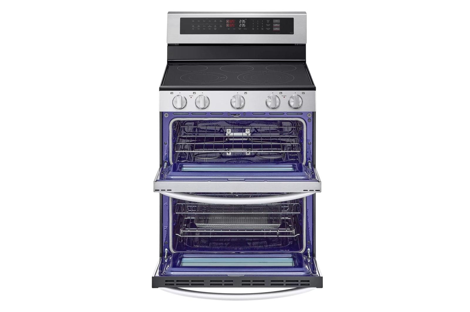 Lg LDEL7324SE 7.3 cu. ft. Smart Electric Double Oven Freestanding Range with ProBake Convection®, Air Fry & Air Sous Vide