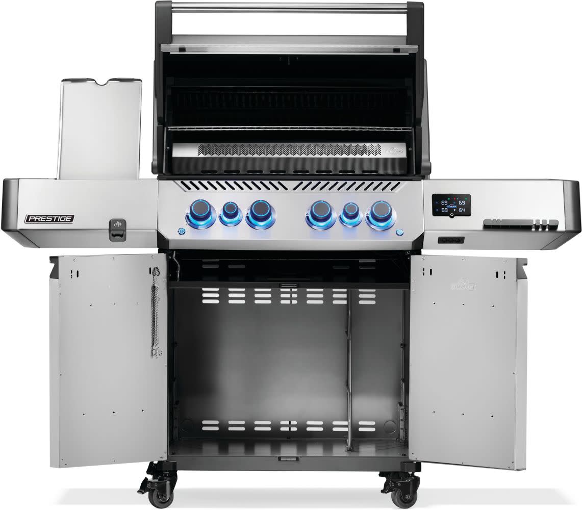 Napoleon Bbq P500VXRSIBNSS Prestige 500 Connected RSIB with Infrared Side and Rear Burner , Natural Gas, Stainless Steel