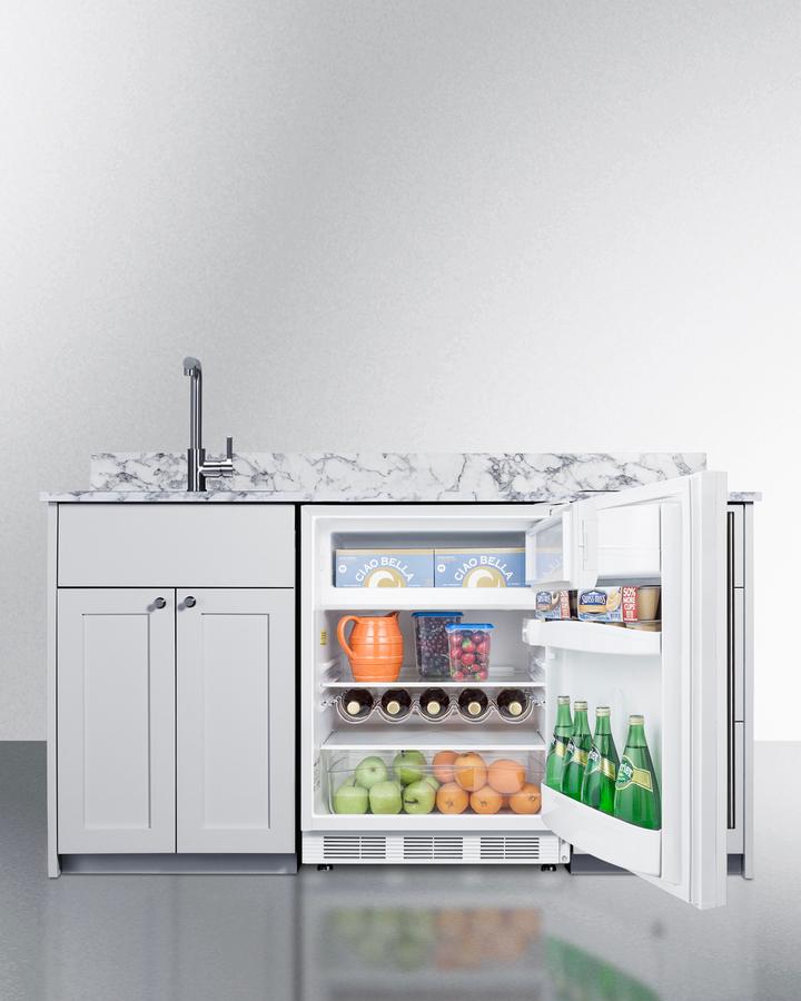 Summit CALDERAWH33ISINKL Turnkey Caldera Kitchen, ADA-compliant