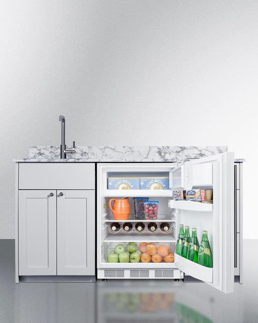 Summit CALDERAWH33ISINKL Turnkey Caldera Kitchen, ADA-compliant