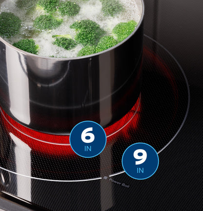 GRF600AVSS GE® ENERGY STAR® 30" Free-Standing Electric Convection Range with No Preheat Air Fry and EasyWash™ Oven Tray