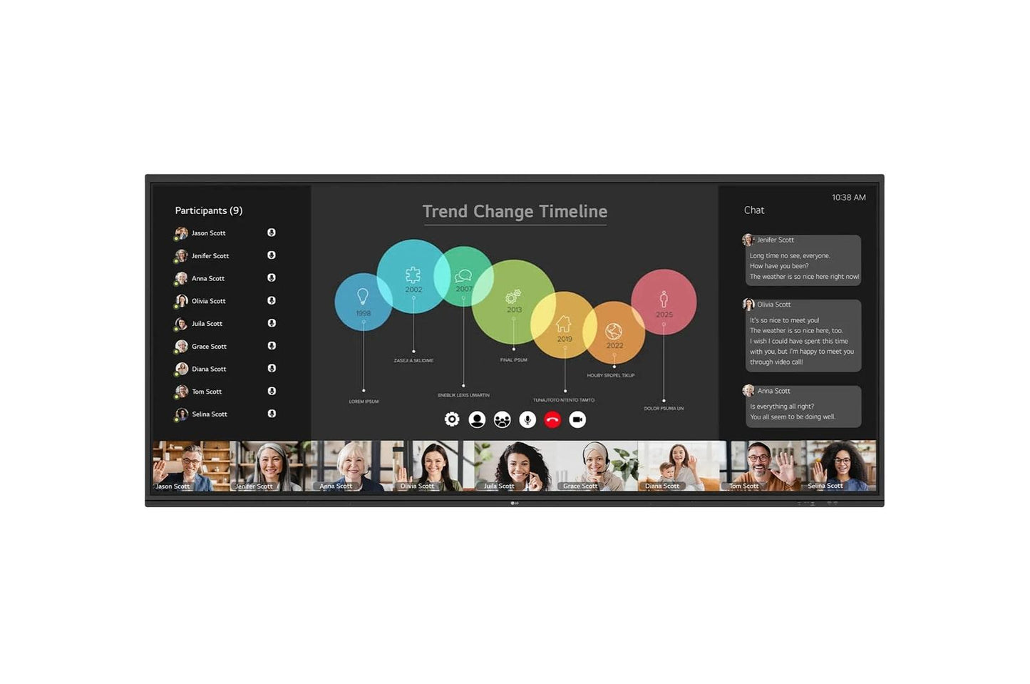 Lg 105TR5WPB 105" 21:9 Multi Touch CreateBoard® Smart Board with Multi-OS Support, Google Mobile Services, Wireless Connectivity & Built-in Speakers