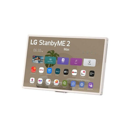 Lg 32LX6BWGAXT7SAUSALLC StanbyME 2 MAX 32 Inch Portable Smart Touch Screen with 4.5hr Battery and XT7 Bluetooth Speaker