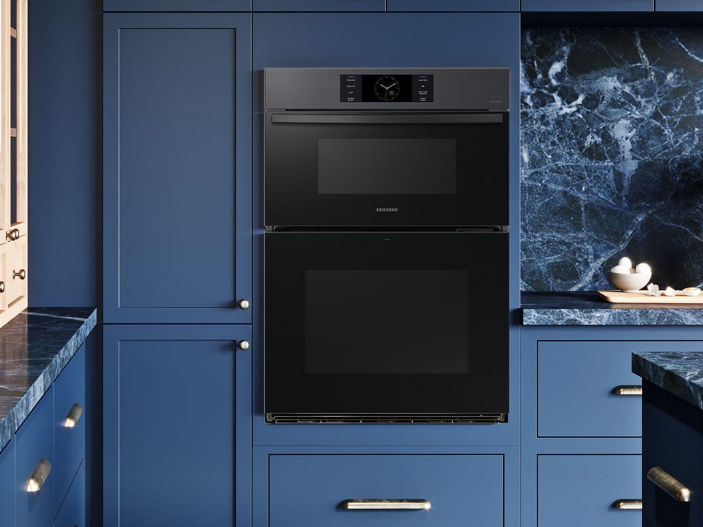 Samsung NQ70CG600DMT Combi Wall Oven Dual Convection  Air Fry  1.9 cu.ft. & 5.1 cu.ft.