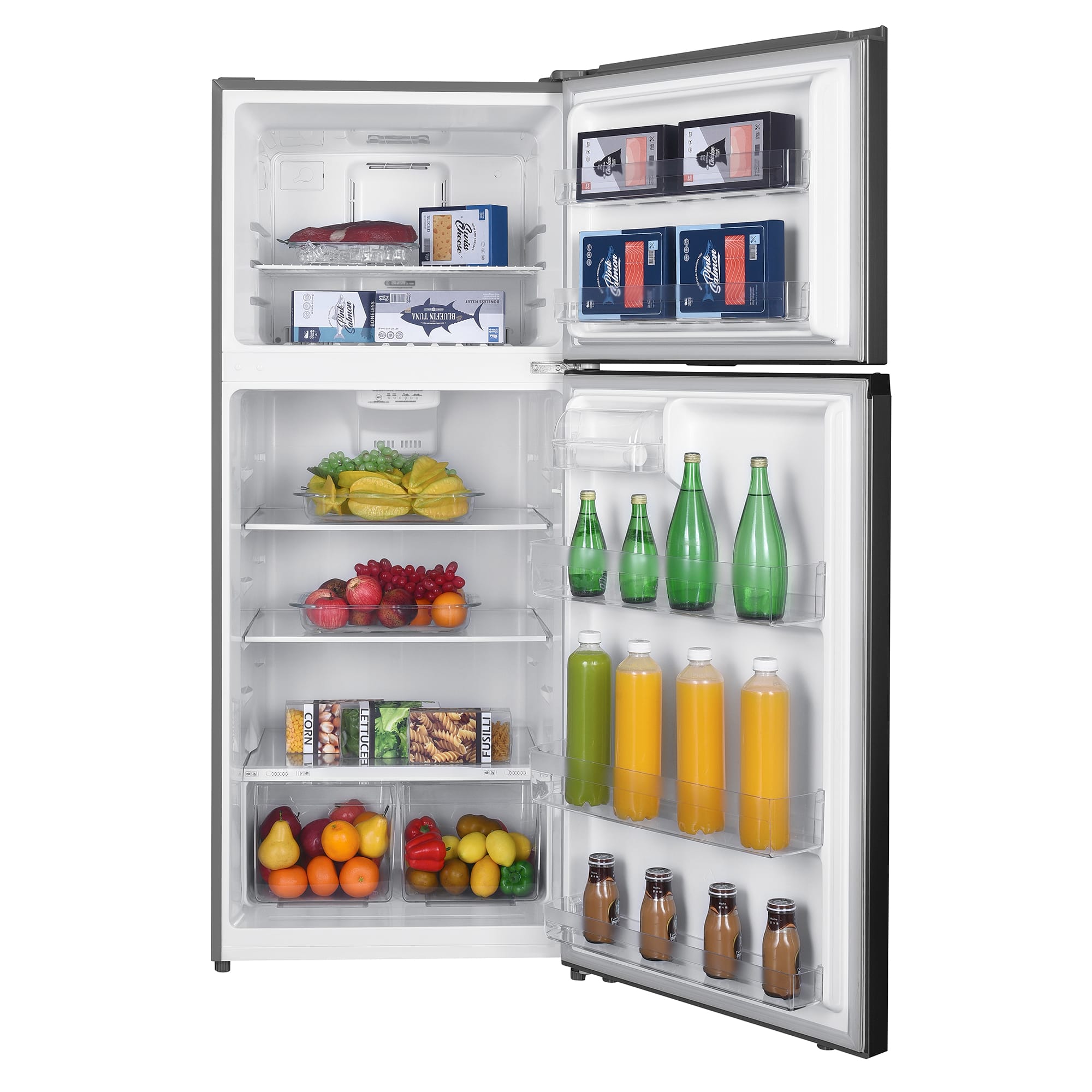 DFF176B1SLDB Danby 18 cu. ft. Top Mount Refrigerator in Stainless Steel Look