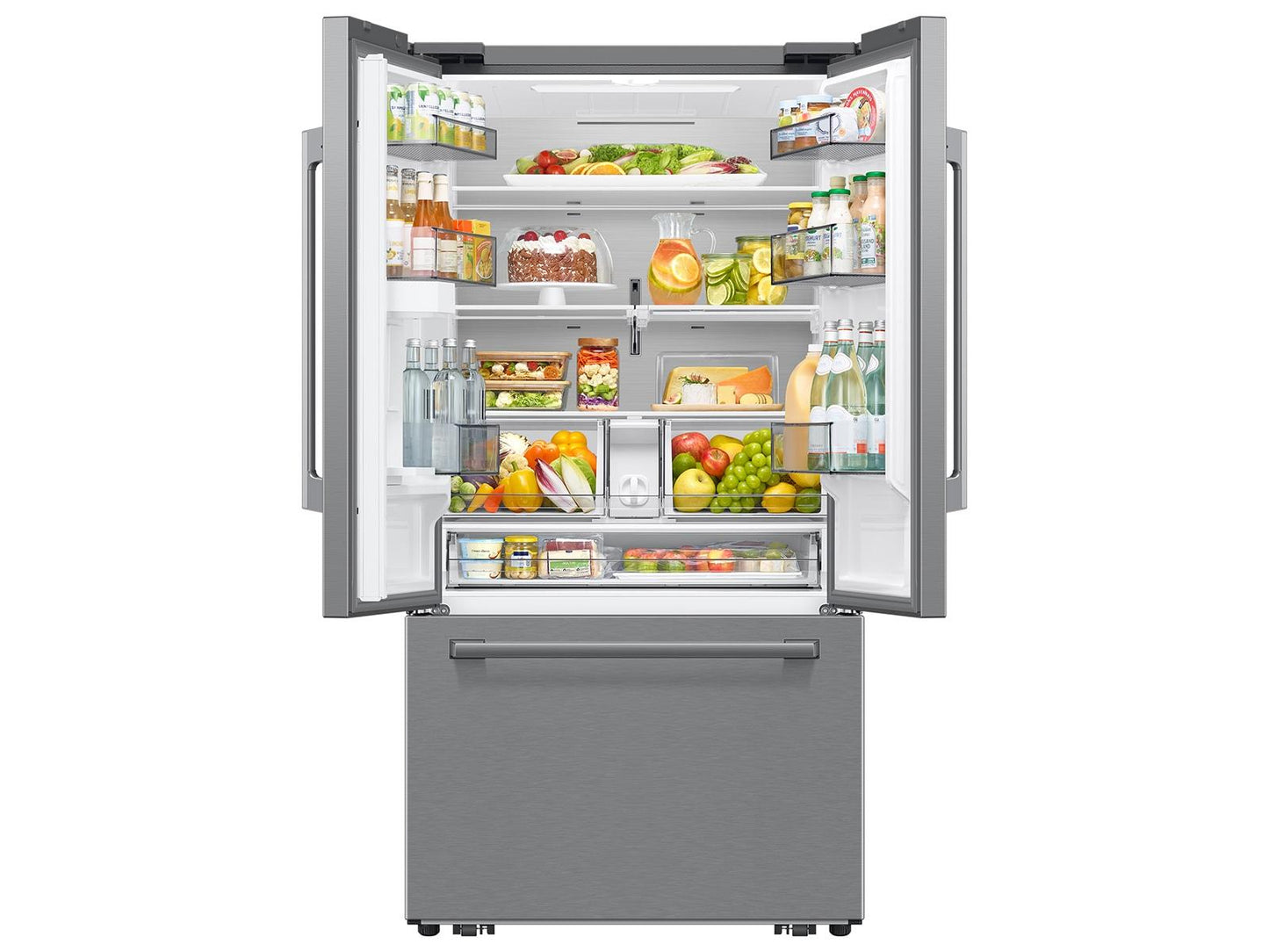 Samsung RF70H30KER Bespoke AI 3-Door French Door Zero Clearance Fit  In-Door Tall Dispenser  30 cu.ft.