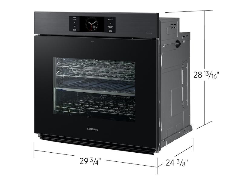 Samsung NV51CG700SMTAA Bespoke 30" Matte Black Single Wall Oven with AI Pro Cooking™ Camera