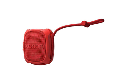 ROCKCNOALRE LG xboom Rock  Bluetooth Speaker  xboom Signature Sound by will.i.am for Outdoor Adventures, Red