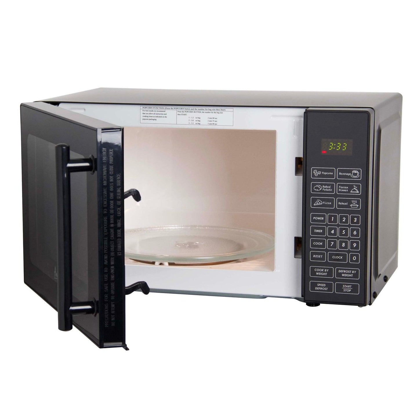 MT81K1BH Avanti Countertop Microwave Oven, 0.8 cu. ft. Capacity