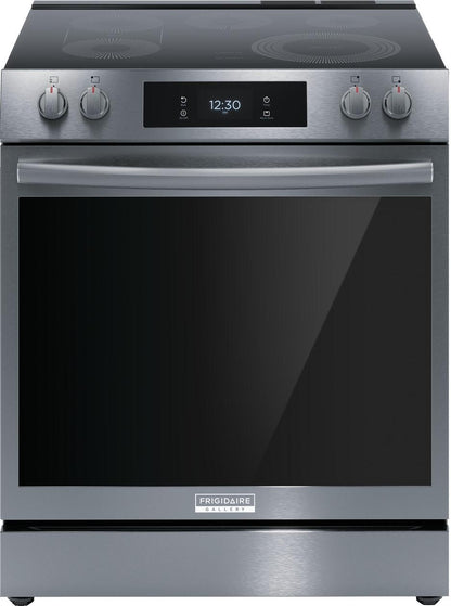 Frigidaire GCFE3060BD 30" Front Control Electric Range with Total Convection