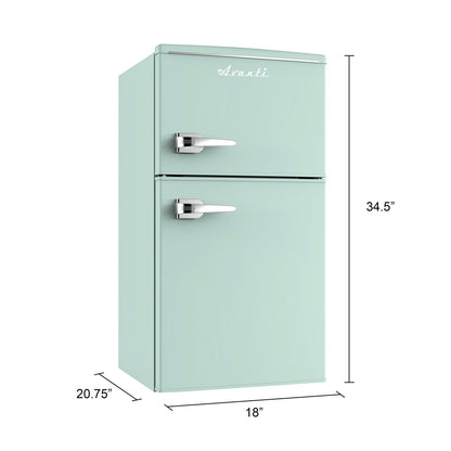 RMRT30X5RIS Avanti 3.1 Cu. Ft. Retro Compact Refrigerator - Red