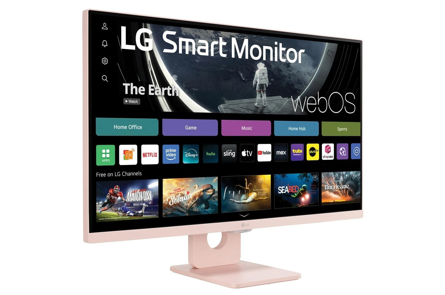 Lg 27SR50FP 27 Inch Full HD IPS Smart Monitor with webOS and Built-in Speakers
