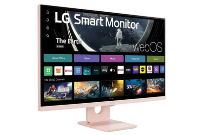 Lg 27SR50FP 27 Inch Full HD IPS Smart Monitor with webOS and Built-in Speakers