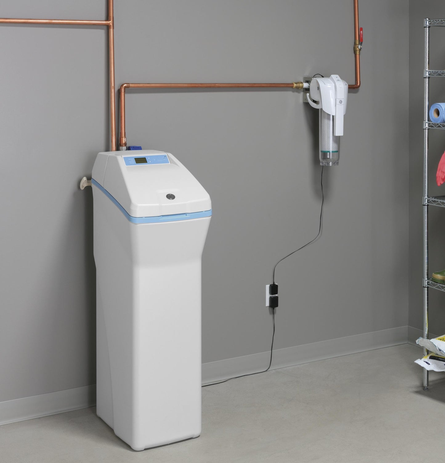 GXWH70M GE® Smart Whole House Leak Detection & Water Filtration System