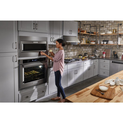 Whirlpool W11451313 Built-In Low Profile Microwave Standard Trim Kit with Pocket Handle, Stainless Steel, fits cut-out height 17-1/2"