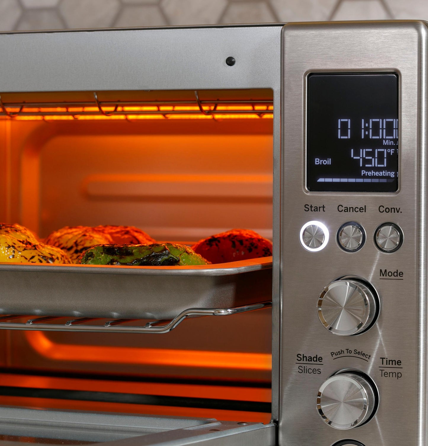 G9OCABSSPSS GE Quartz Convection Toaster Oven