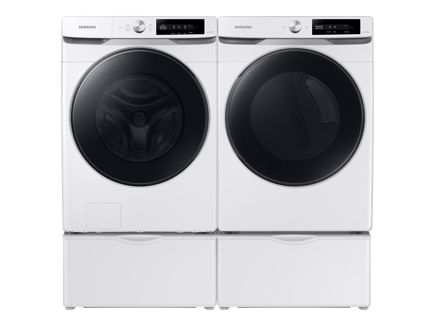 Samsung WF45A6400AW 4.5 cu. ft. Large Capacity Smart Dial Front Load Washer with Super Speed Wash in White