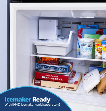 GPS21KGZWW GE® 21 Cu. Ft. Garage Ready Top-Freezer Refrigerator