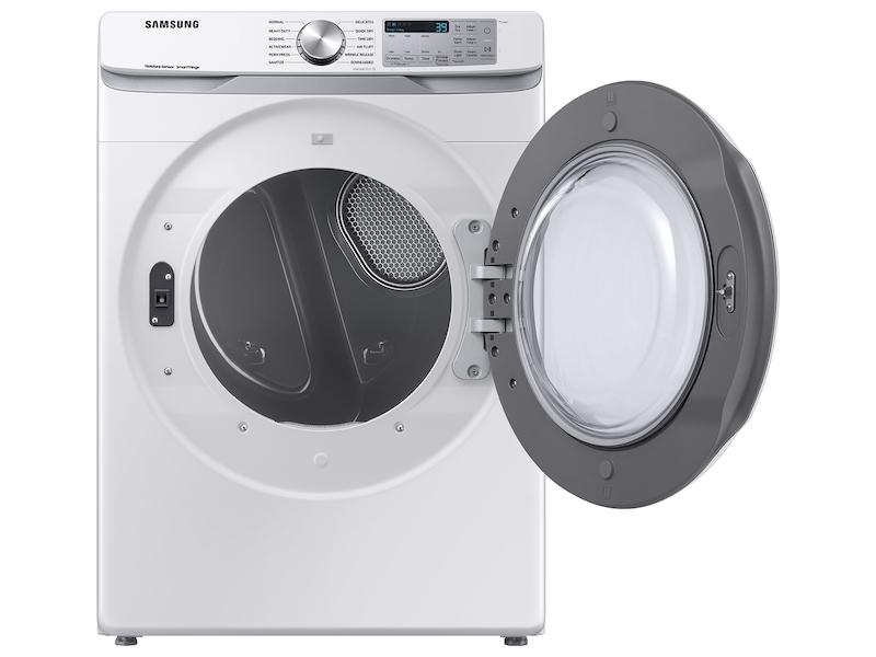 Samsung 7.5 cu. ft. Smart Electric Dryer with Sensor Dry in White