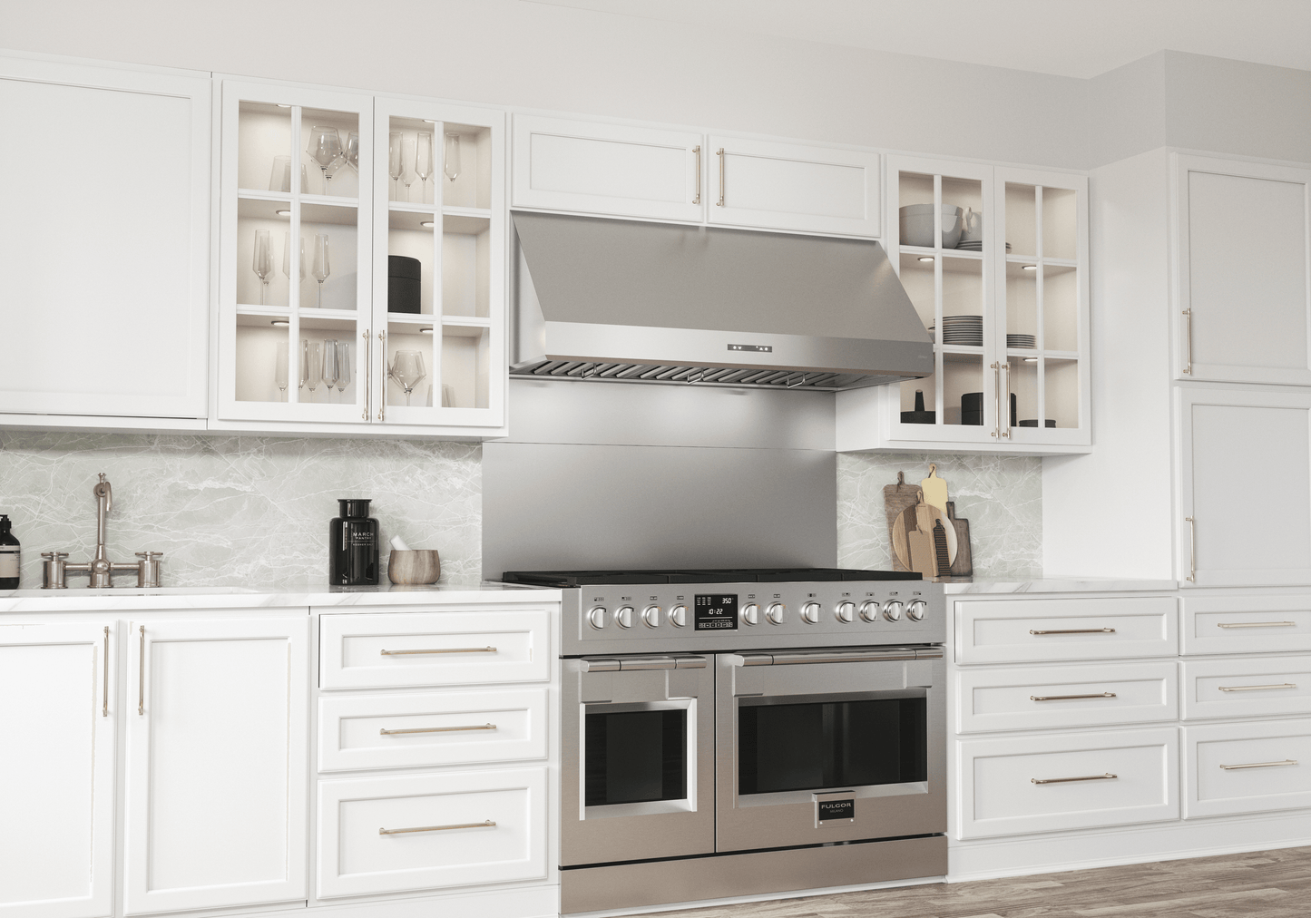 Zephyr AK7436AS Tidal II Connect 18in Wall, 36in, SS, LED, ACT
