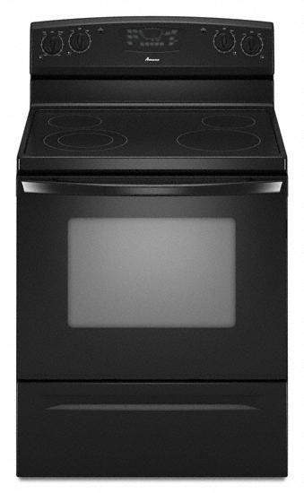 4.8 cu. ft. Self-Cleaning Electric Range(Black)