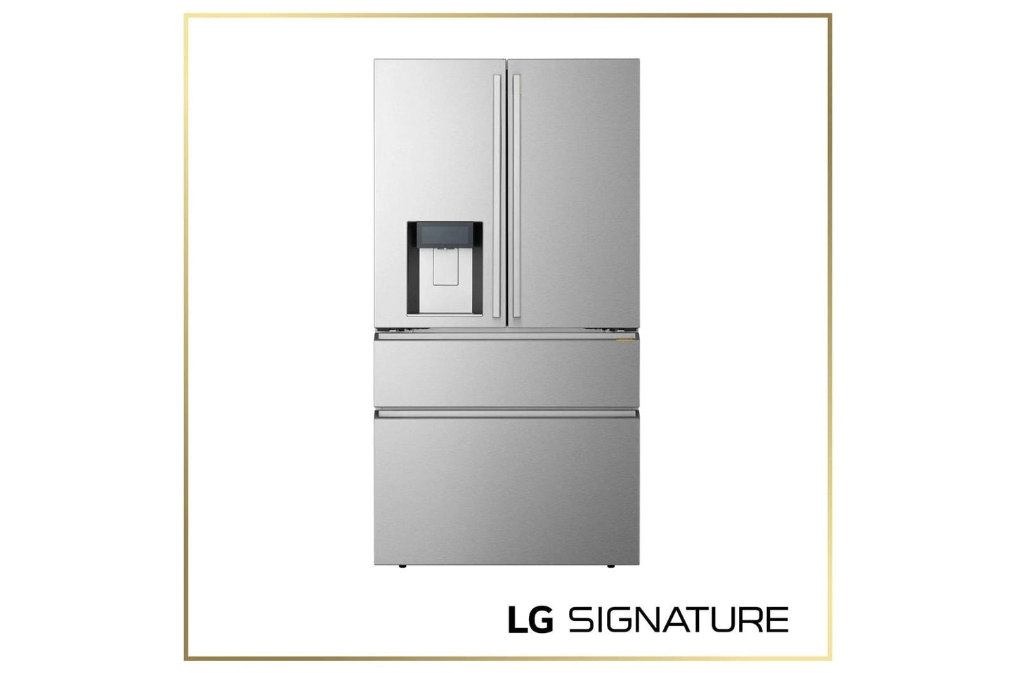 UM22WZH98S LG SIGNATURE 22 cu. ft. Counter-Depth with Zero Clearance™ 4-Door French Door Refrigerator with Thin Door Design