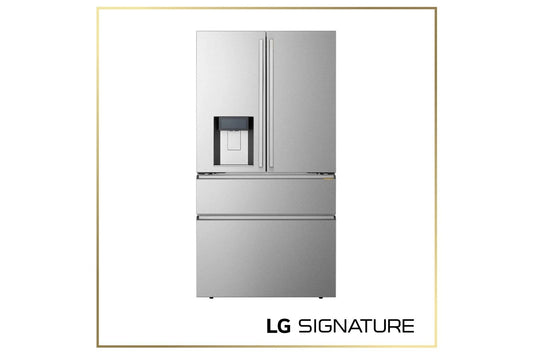 UM22WZH98S LG SIGNATURE 22 cu. ft. Counter-Depth with Zero Clearance™ 4-Door French Door Refrigerator with Thin Door Design