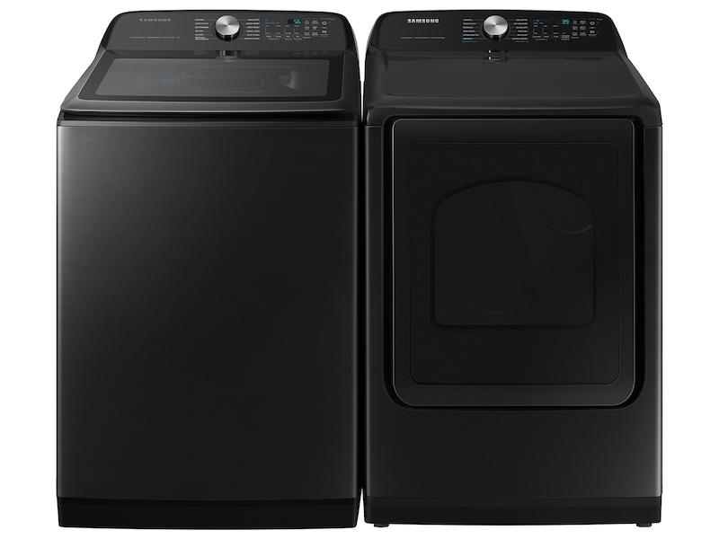 Samsung WA52DG5500AVUS 5.2 cu. ft. Large Capacity Smart Top Load Washer with Super Speed Wash in Brushed Black