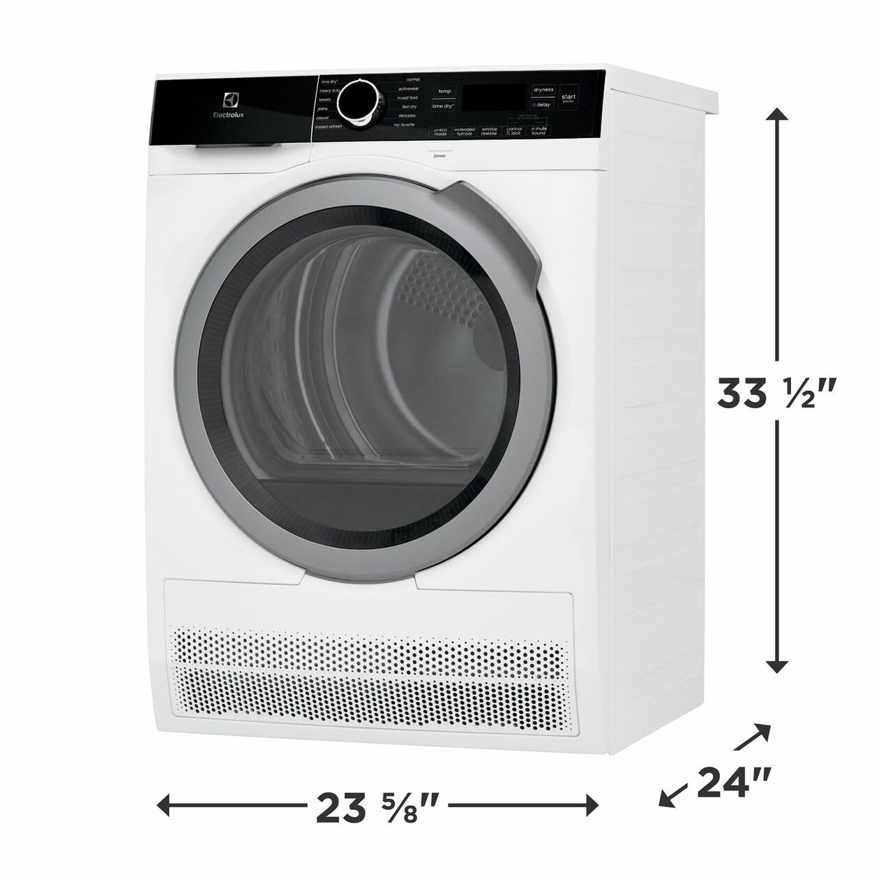 Electrolux ELFE4222AW 24" Compact Front Load Dryer - Ventless, Energy Star Certified, 4.0 Cu. Ft.