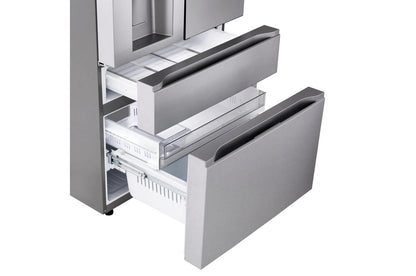 Lg LF29S9775S 29 cu. ft. Standard-Depth MAX™ 4-Door French Door Refrigerator with Mirror InstaView® MyColor™ and Mini Craft Ice™