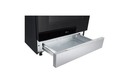 Lg LSGL5833X 5.8 cu.ft. Smart Gas Single Oven Slide-in Range, Air Fry, Fan Convection, EasyClean®, Self Clean, ThinQ®, Printproof® Stainless Steel - New Handle