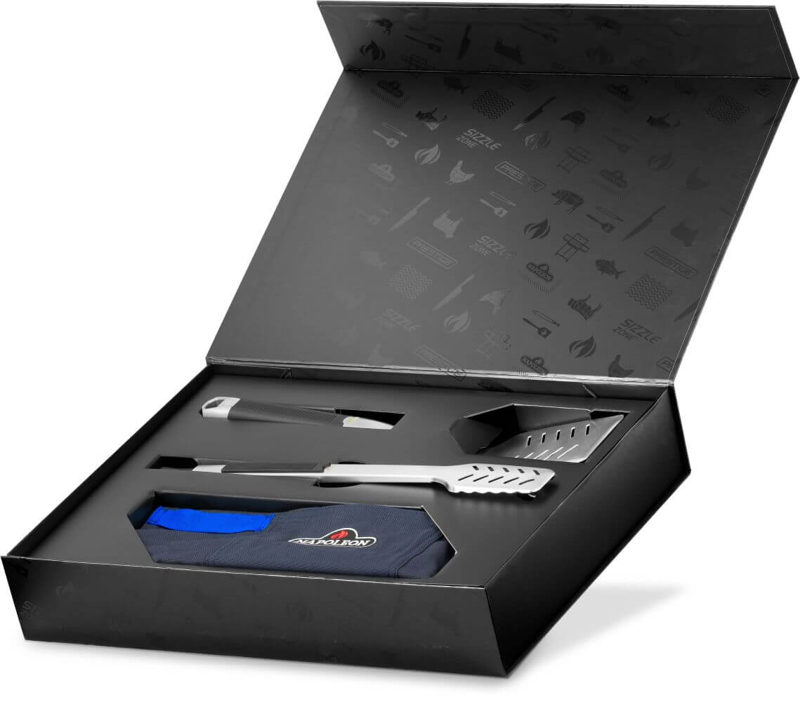 Napoleon Bbq P500VXRSIBNKPHM50 50thAnniversary Edition Prestige 500 Includes Commemorative Cover, Apron and Tool Set , Natural Gas, Black and Blue