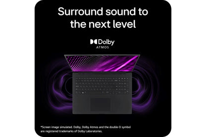 16Z90SHADB9U1 LG gram 16 Inch Lightweight Laptop, Intel® Evo™ Edition - AI-enabled Intel® Core™ Ultra 7 processor, Windows 11 Home, 32GB RAM, 2TB (1TB x 2) SSD, Black