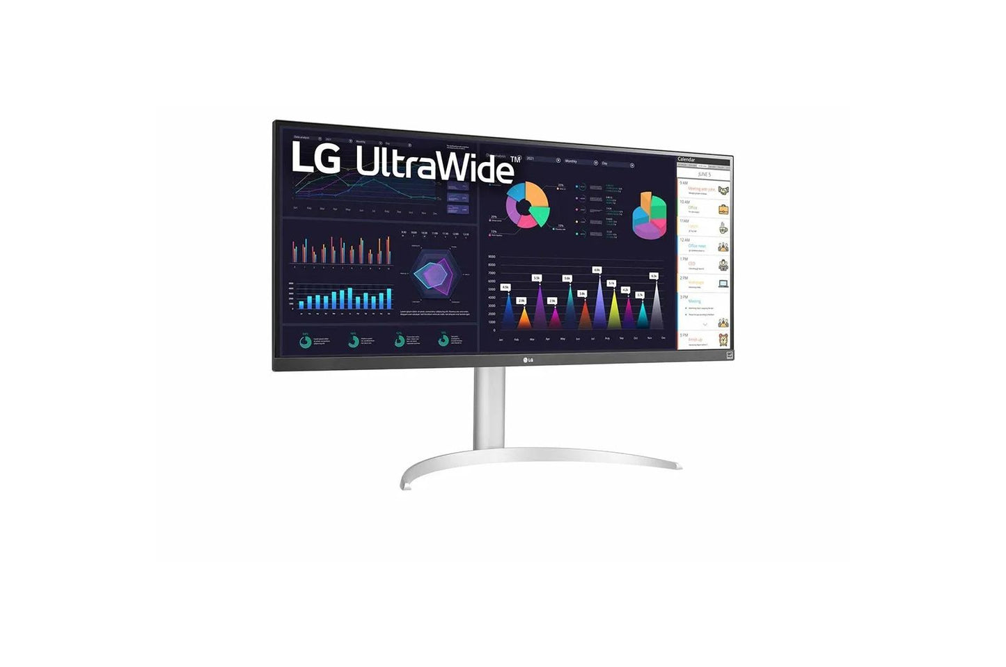 Lg 34BQ650W 34" FHD UltraWide™ Monitor with Ergonomic Stand, sRGB 99%, VESA DisplayHDR™ 400, Built-in Speakers, USB Type-C™, & Gaming Features