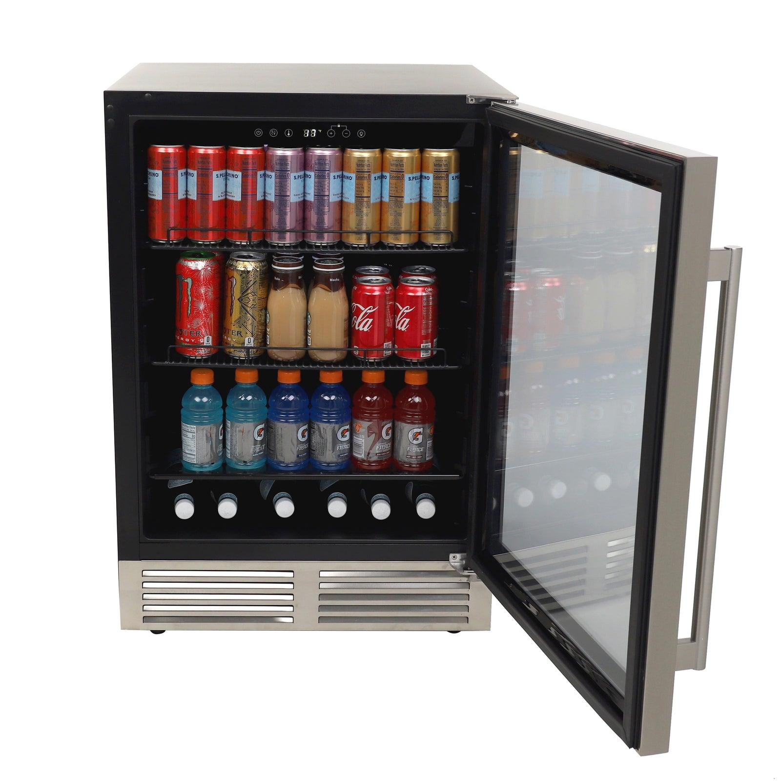 BCD50Z3S Avanti DESIGNER Series Beverage Center, 126 Can Capacity - Stainless Steel / 5.8 cu. ft.