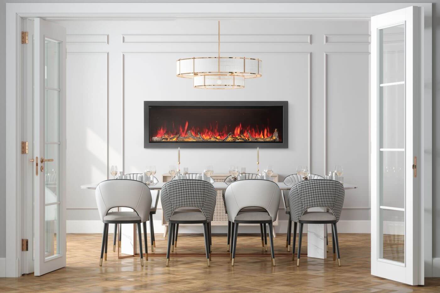 Napoleon Bbq NEFB74AB Astound 74 Built-In Electric Fireplace