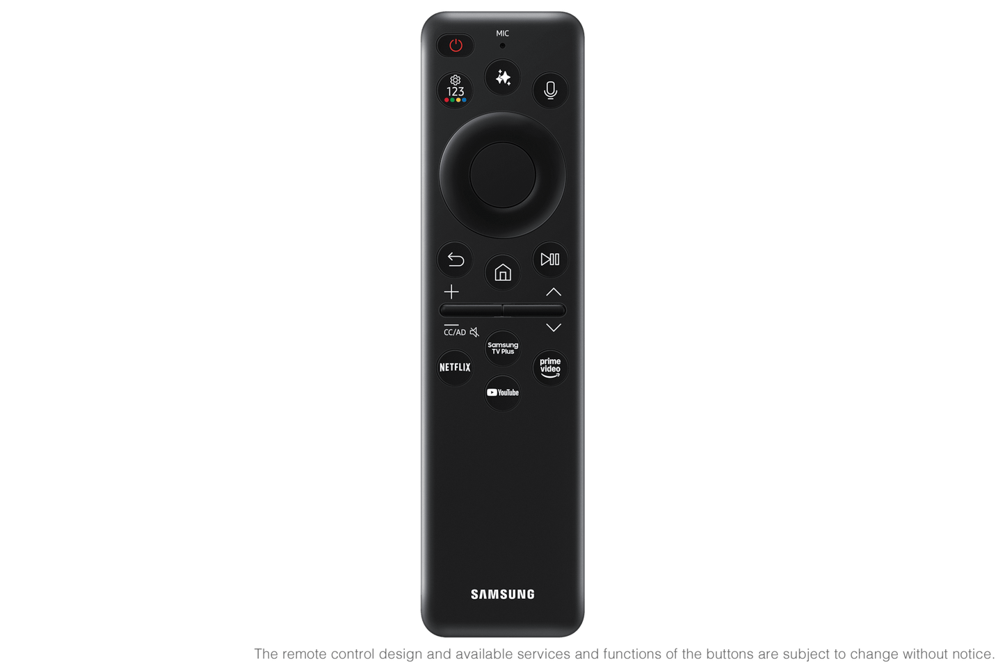 Samsung VGTM2560EN SolarCell Remote with Solar & USB-C Charging Voice Control  Vision AI Button  2019-2025 TVs