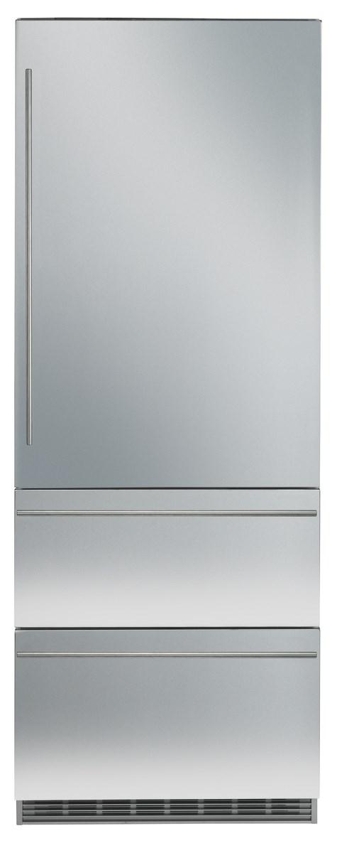 Liebherr Combined refrigerator-freezer with NoFrost for integrated use