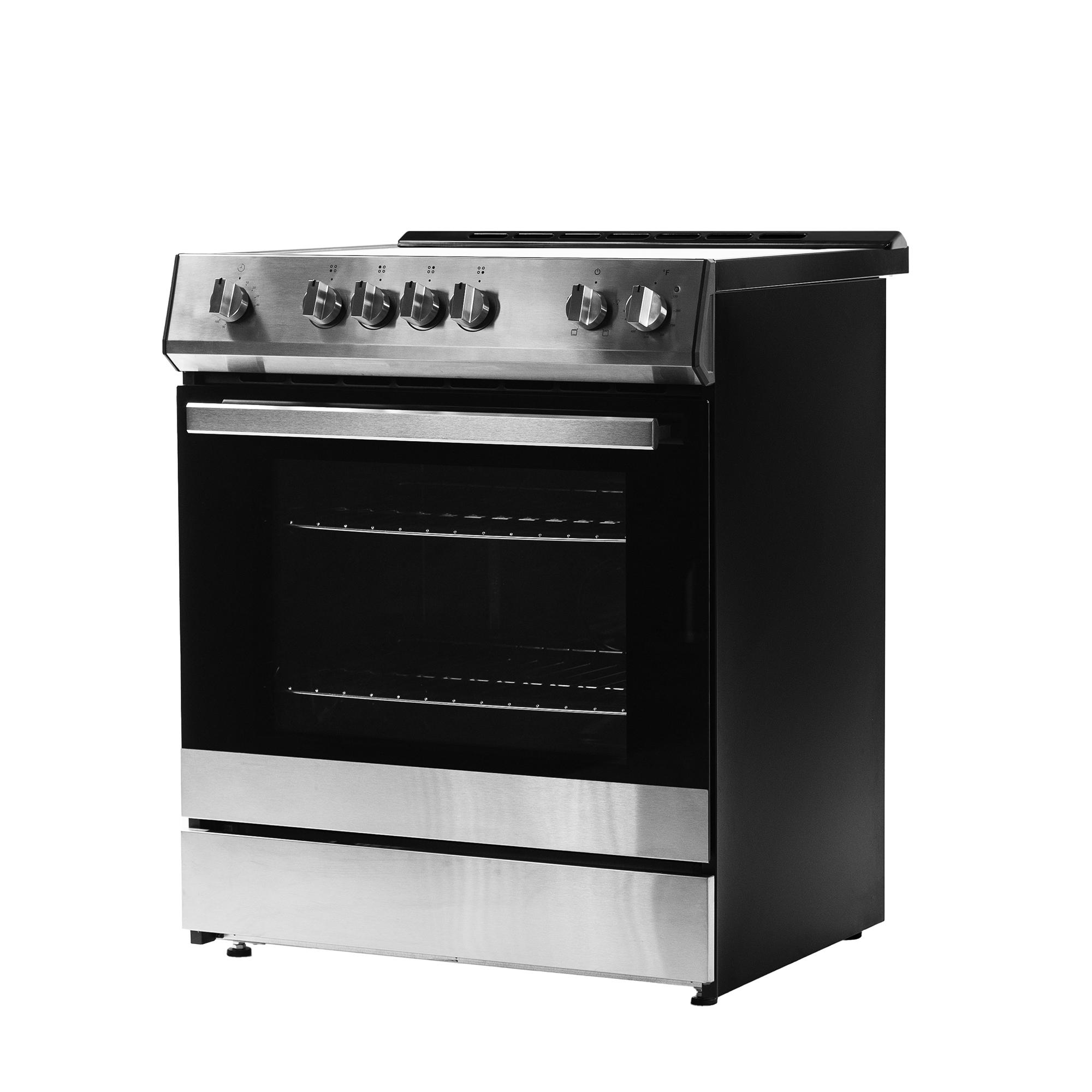 DRRM300BSS Danby 30 Slide in Smooth Top Electric Range with Knob Controls in Stainless Steel