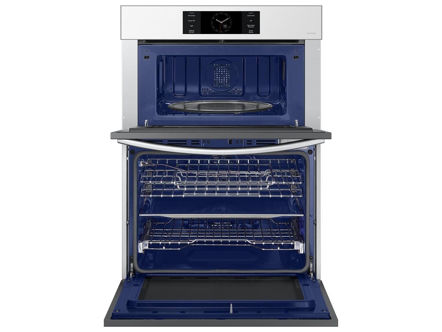 Samsung NQ70CB700D12 Bespoke Combi Wall Oven Dual Convection  Air Fry  1.9 cu.ft. & 5.1 cu.ft.