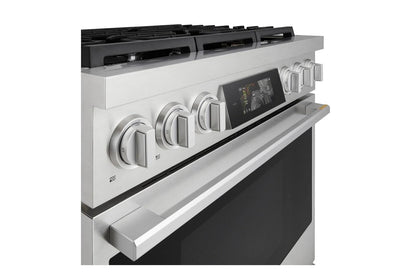 LPGU6319Y LG SIGNATURE 6.3 cu. ft. Smart Gas Slide-In Pro Range with Dynamic ProBake Convection®, Air Fry, Air Sous Vide and Roast Mode