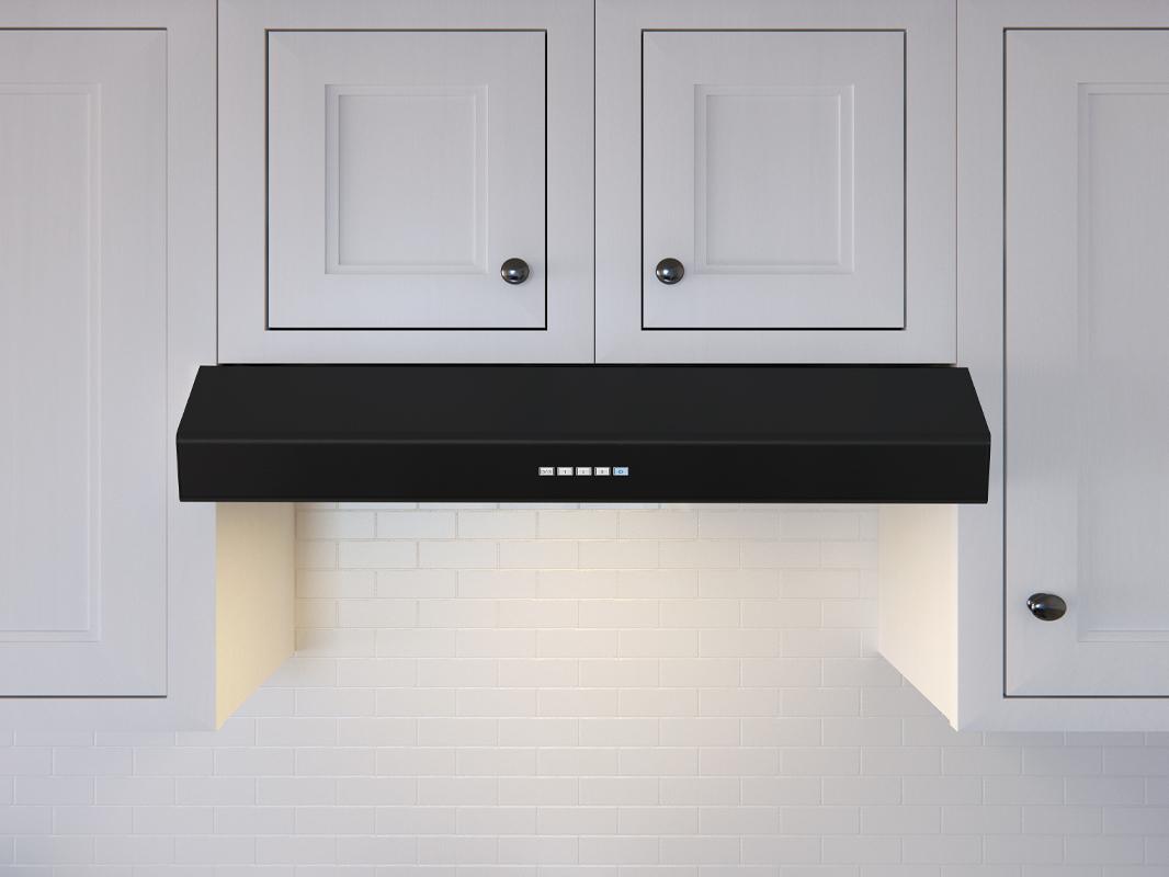 AK1236CB Breeze II, Under Cabinet, 36", Black, LED