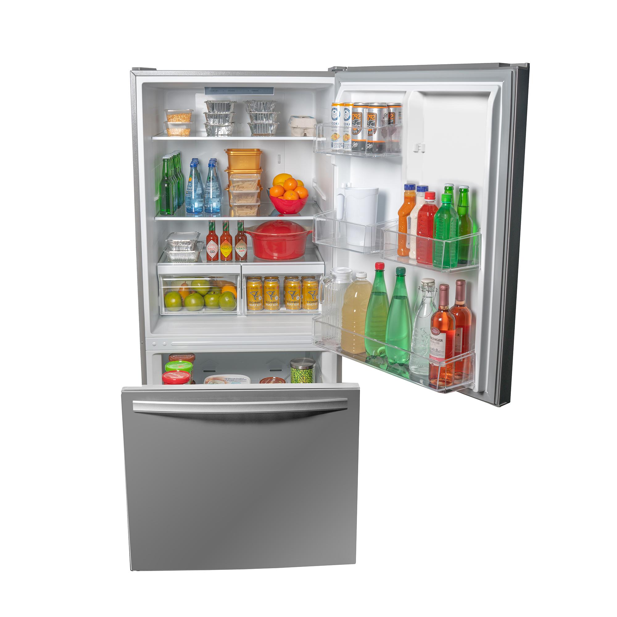 DBM187E1SSDB Danby Designer 18.7 cu. ft. Apartment Fridge Bottom Mount in Stainless Steel