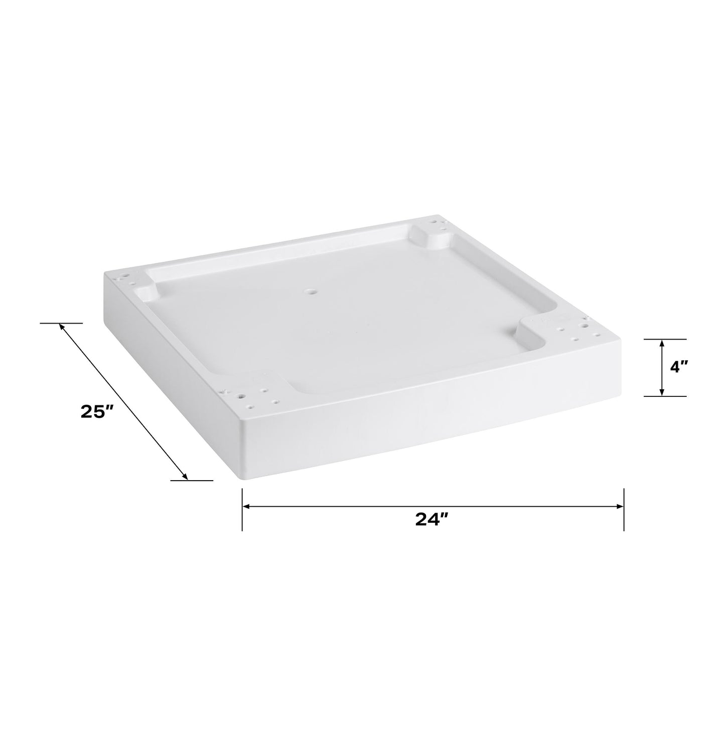 Ge Appliances GAF140SSNWW 4" ADA riser and drip pan 24" wide frontload washers and dryers