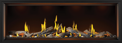 Napoleon Bbq TLV74LN Tall Linear Vector 74 with Luminous Logs with Luminous Logs