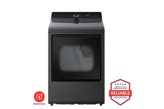 Lg DLE8480LE 7.3 cu. ft. Ultra Large Capacity Rear Control Electric Dryer with LG EasyLoad™ Door and AI Sensing