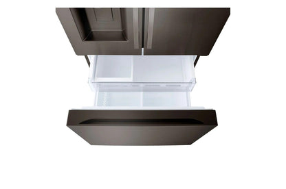 Lg LF25H6330D 25 cu. ft. 3-Door French Door Refrigerator with NEW Hybrid Handle Design and External Ice and Water Dispenser